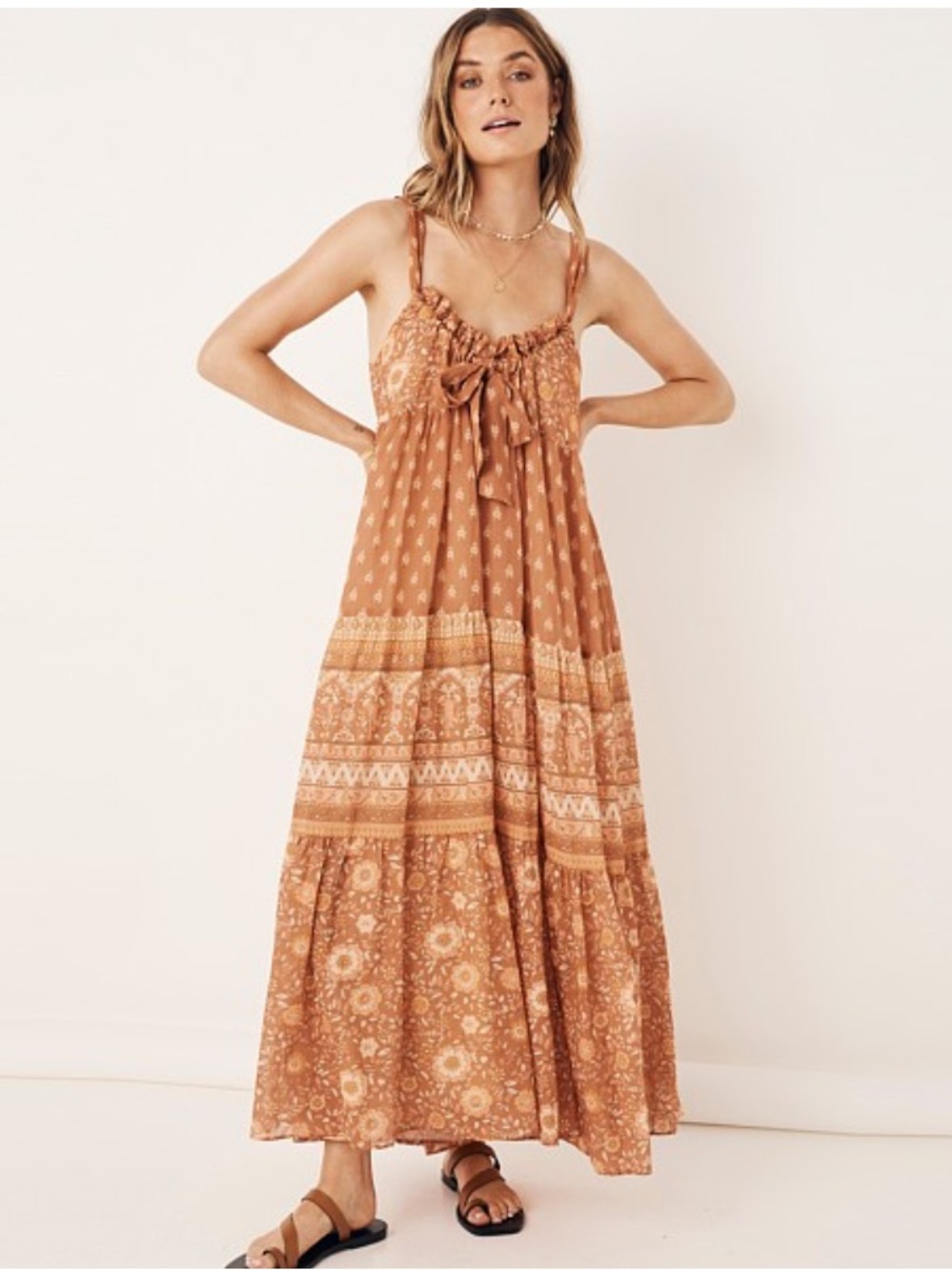 Spell Utopia strappy maxi dress